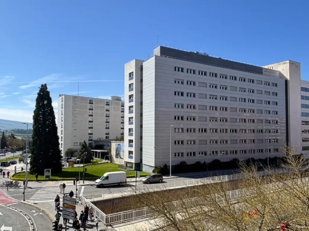 Clínica Universidad de Navarra seen from one of our apartments